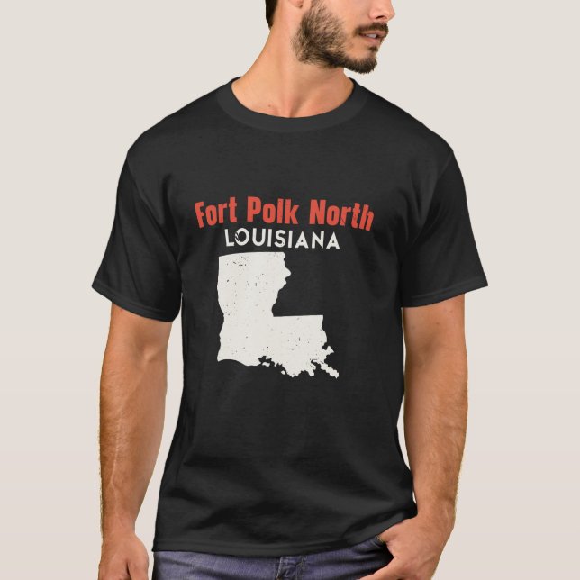 Fort Polk North Louisiana USA State America Travel T-Shirt (Front)