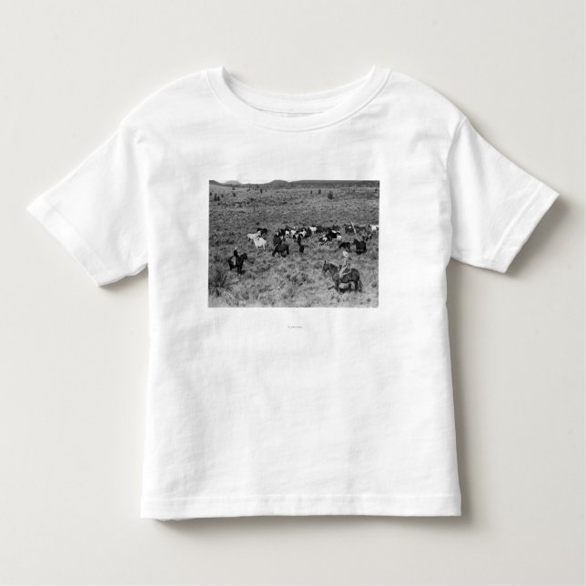 Fort Rock, Oregon Cowboy in the Devil's Garden Toddler T-Shirt (Front)