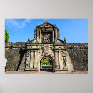 Fort Santiago Entrance Poster
