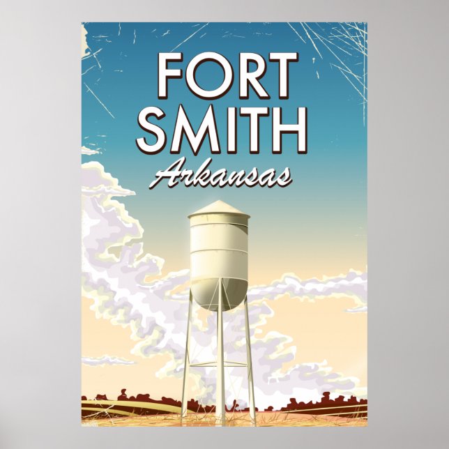 Fort Smith Arkansas travel poster (Front)