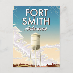 Fort Smith Arkansas travel poster Postcard