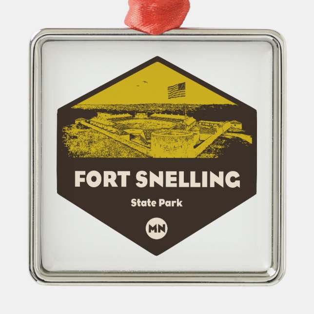 Fort Snelling State Park Minnesota Metal Ornament (Front)