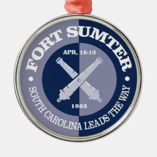 Fort Sumter (B&G) Metal Ornament