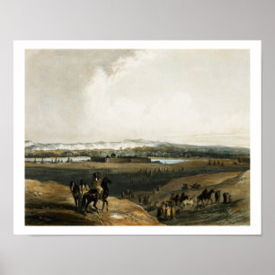 Fort Union on the Missouri, plate 28 from Volume 2 Poster