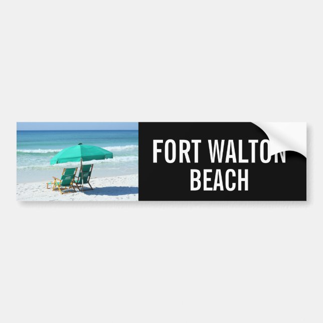 Fort Walton Beach Florida bumper sticker (Front)