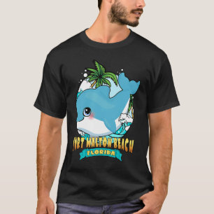 FORT WALTON BEACH FLORIDA Cute Baby Dolphin Beach  T-Shirt