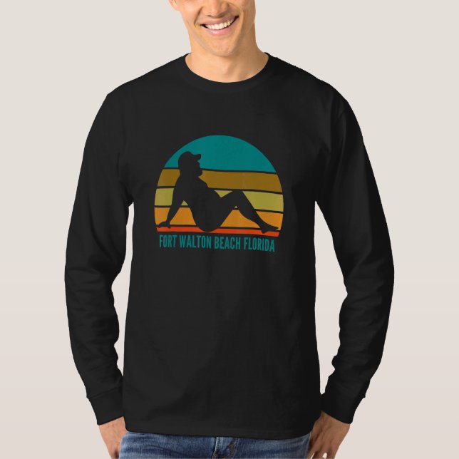 Fort Walton Beach Florida Fat Drinking T-Shirt (Front)