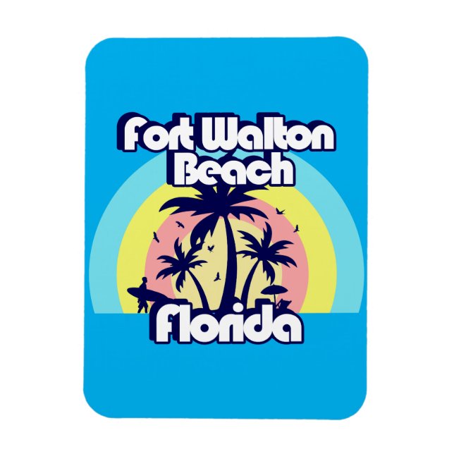 Fort Walton Beach Florida Magnet (Vertical)