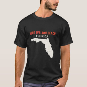 Fort Walton Beach Florida USA State America Travel T-Shirt