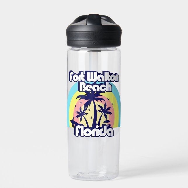 Fort Walton Beach Florida Water Bottle (Front)