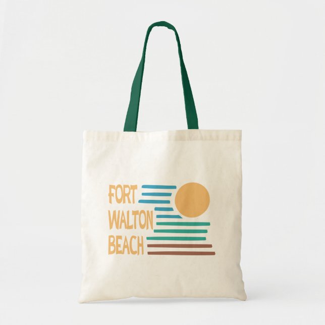 Fort Walton Beach geometric design Tote Bag (Front)