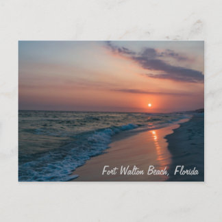 Fort Walton Beach Sunset Postcard