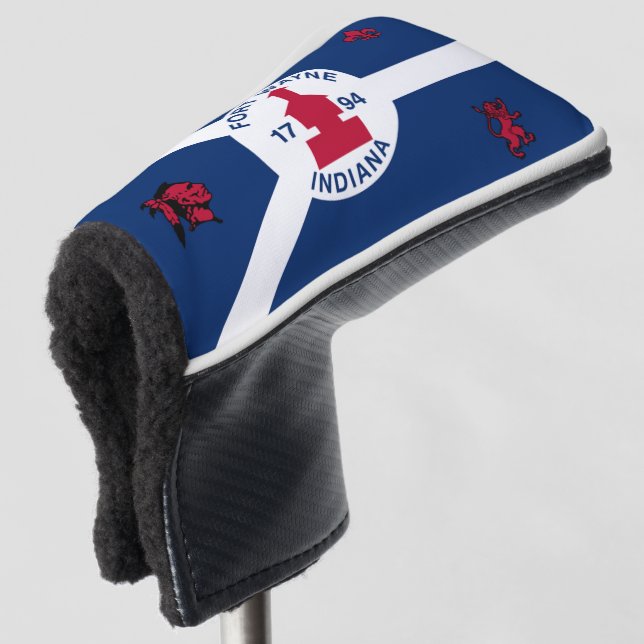 Fort Wayne city flag Golf Head Cover (3/4 Front)