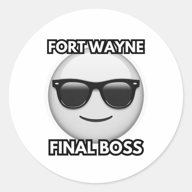 Fort Wayne Final Boss Sticker (Front)