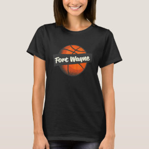 Fort Wayne Hometown Basketball Player Sports T-Shirt