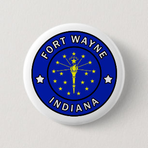 Fort Wayne Indiana 6 Cm Round Badge