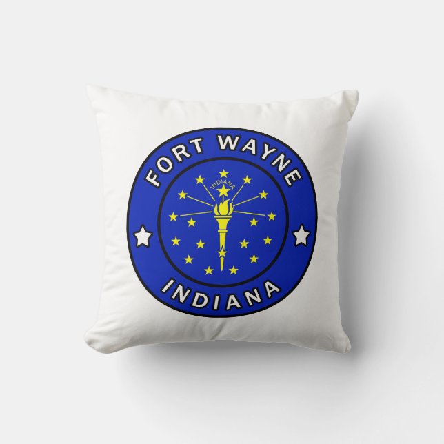 Fort Wayne Indiana Cushion (Front)