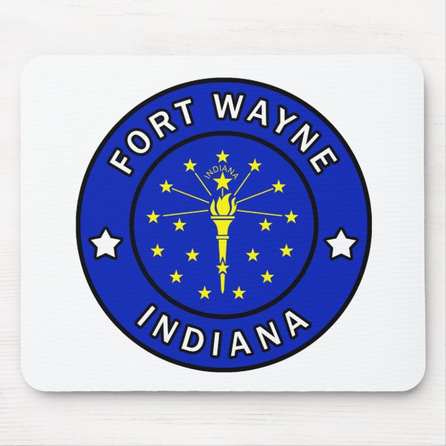 Fort Wayne Indiana Mouse Pad (Front)