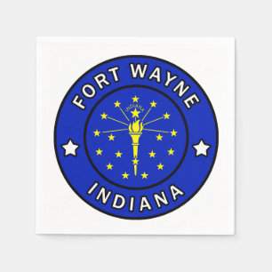 Fort Wayne Indiana Napkin