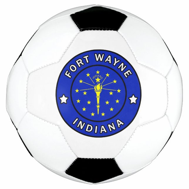 Fort Wayne Indiana Soccer Ball (Front)