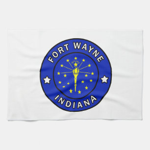 Fort Wayne Indiana Tea Towel