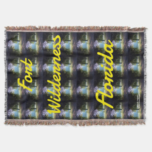 FORT WILDERNESS, FLORIDA THROW BLANKET