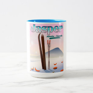 Fort William Scotland ski. Two-Tone Coffee Mug