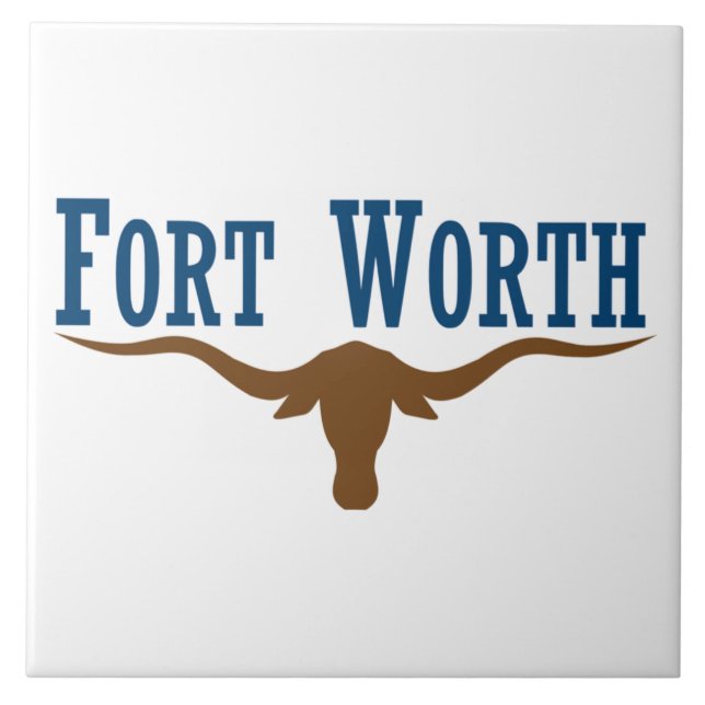 Fort Worth city flag Ceramic Tile (Front)