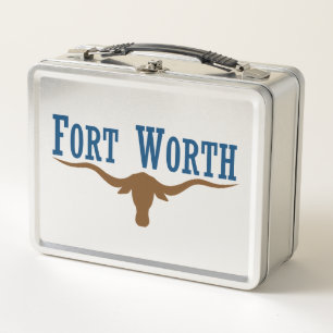 Fort Worth city flag Metal Lunch Box