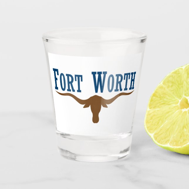 Fort Worth city flag Shot Glass (Front)