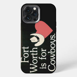 Fort Worth Cowboy iPhone / iPad case