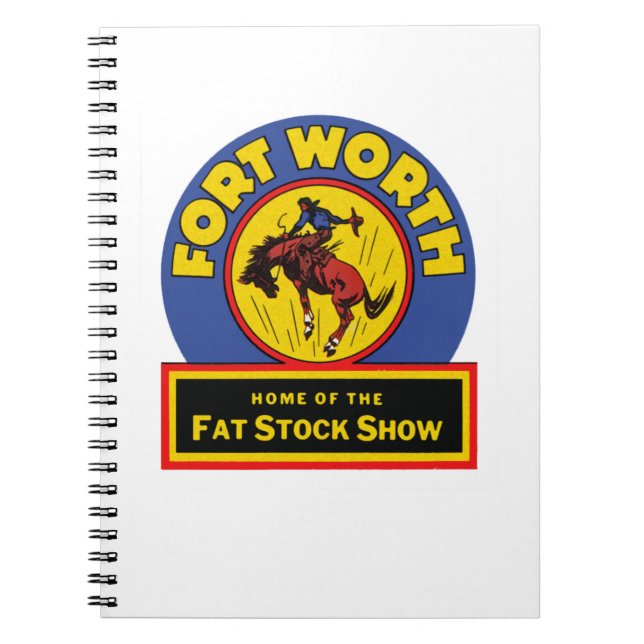 Fort Worth Fat Stock Show Notebook (Front)