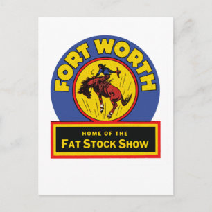 Fort Worth Fat Stock Show Postcard