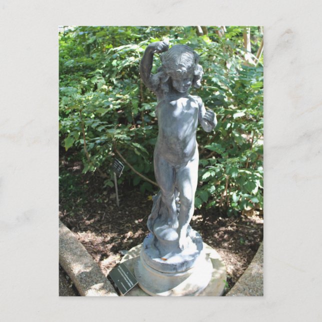 Fort Worth Garden Statue # 1 Postcard (Front)