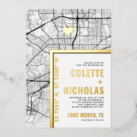 Fort Worth Love Locator | City Themed Wedding