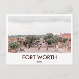 Fort Worth Stockyards Texas Gift Photo Postcard