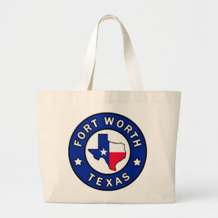 Fort Worth Texas Large Tote Bag