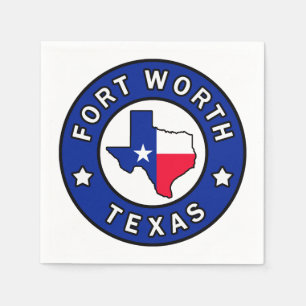 Fort Worth Texas Napkin