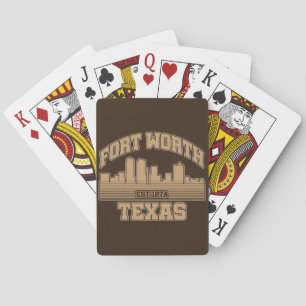 Fort Worth,Texas Playing Cards