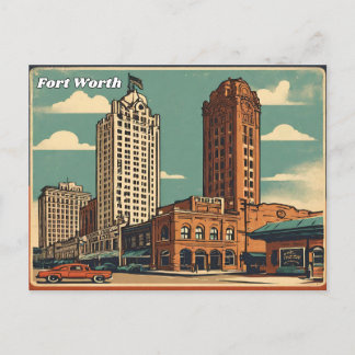 Fort Worth Texas Postcard