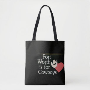 Fort Worth TX Cowboy Tote Bag