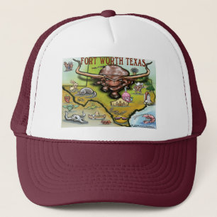 Fort Worth TX Trucker Hat