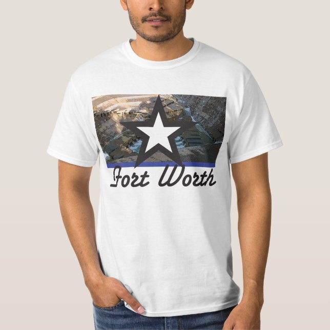 Fort Worth Water Gardens Star Tee (Front)