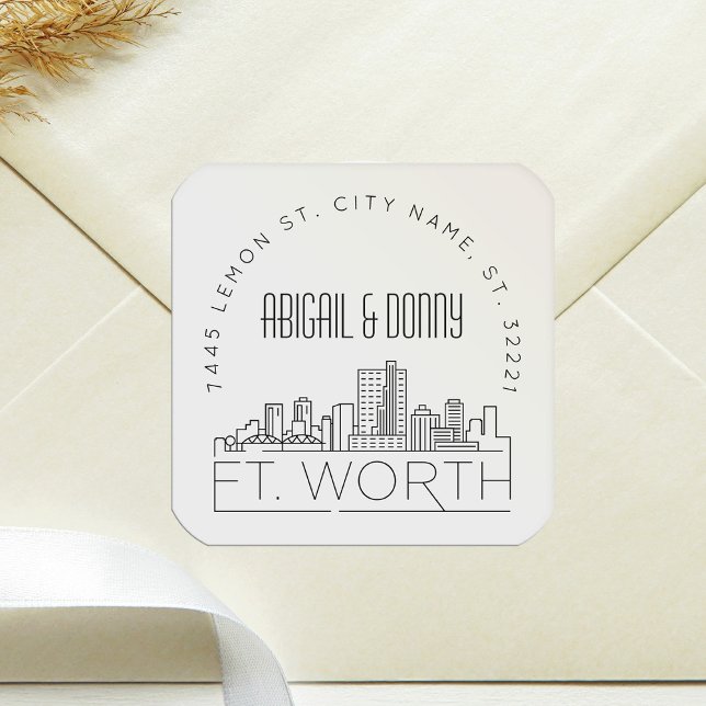 Fort Worth Wedding | Pre-Addressed Envelope Seal (Creator Uploaded)