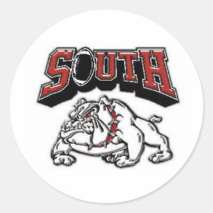 Fort Zumwalt South Jr Bulldogs Football Club Store Classic Round Sticker