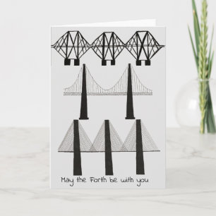 Forth bridges card