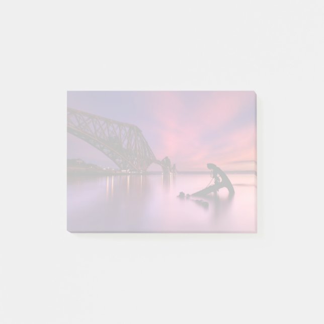 Forth Rail Bridge At Sunset | Scotland Post-it Notes (Front)