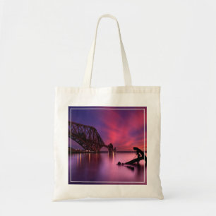 Forth Rail Bridge At Sunset Scotland Tote Bag