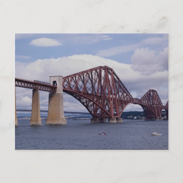 Forth Rail Bridge, Scotland Postcard (Front)