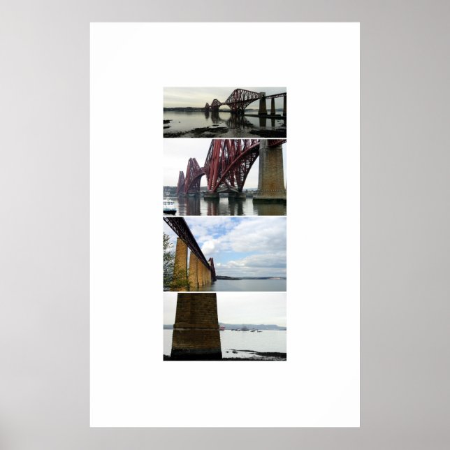 Forth Rail Bridge Views Poster (Front)